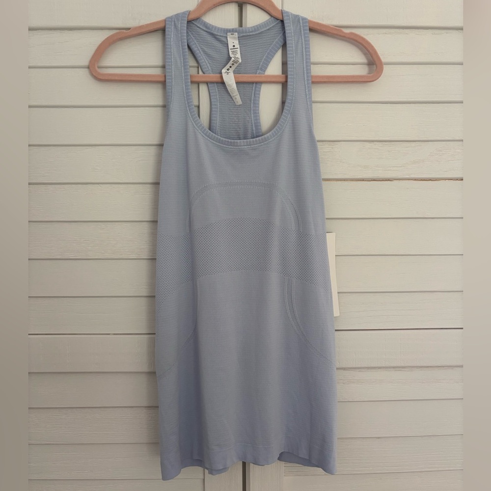 Lululemon Swiftly Tech Racerback Tank Daydream Light Blue 8